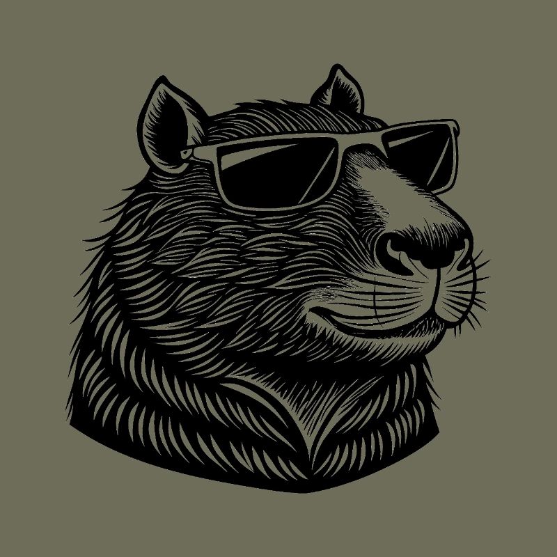 Capybara mit Sonnenbrille