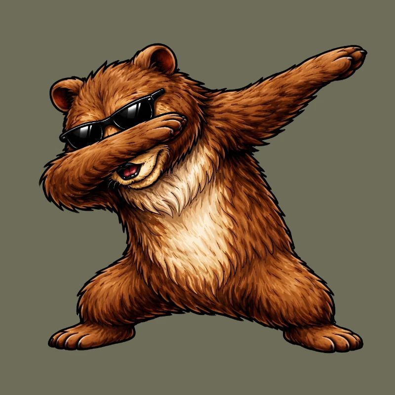 Dabbing Grizzly