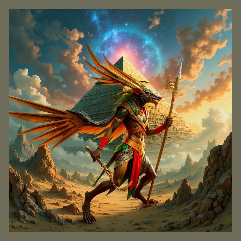 Gardien ailé de la pyramide