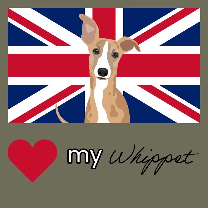 LUVMYWHIPPET (Schwarz)