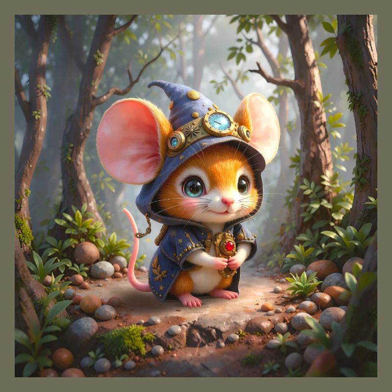 Shining Forest Mage Mouse