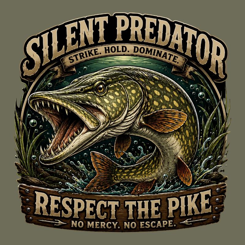 Silent Predator – Aggressives Hechtfang-Design
