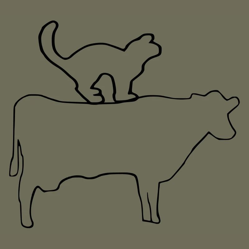 Chat vache