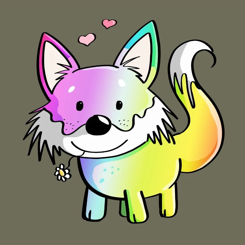 Fox rainbow - foxes - red fox - predator