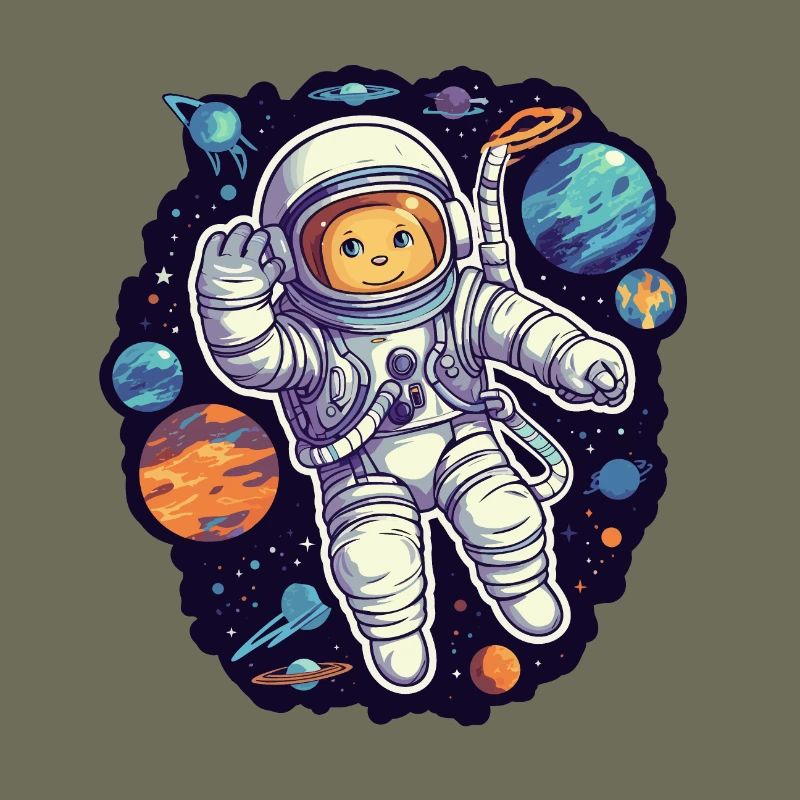 Cat Space Astronaut