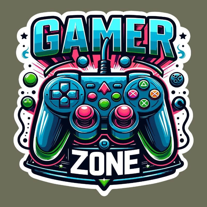 Gamer Zone - Controller Illustration