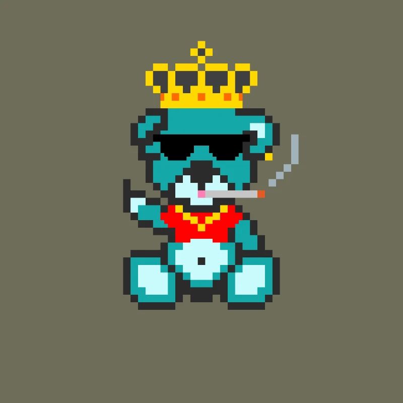 Pixel Bear King