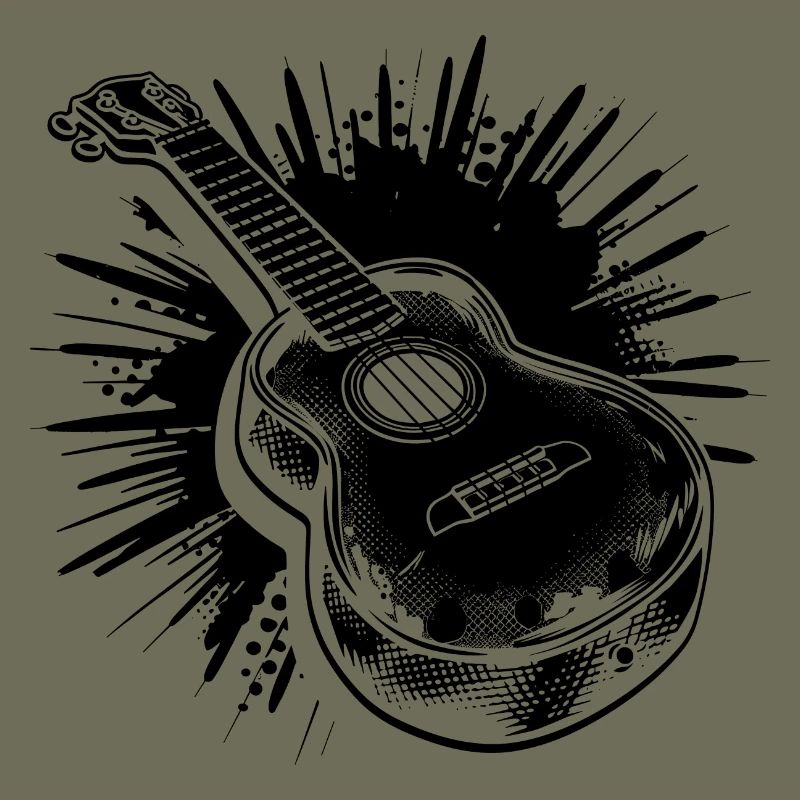 Ukulele Drawing