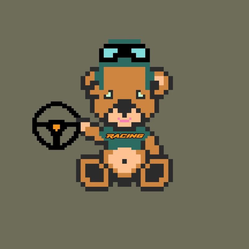 Pixel Bear Racing
