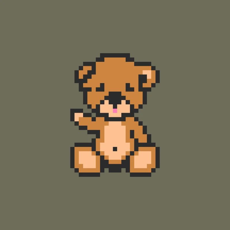 Pixel Teddy Bear