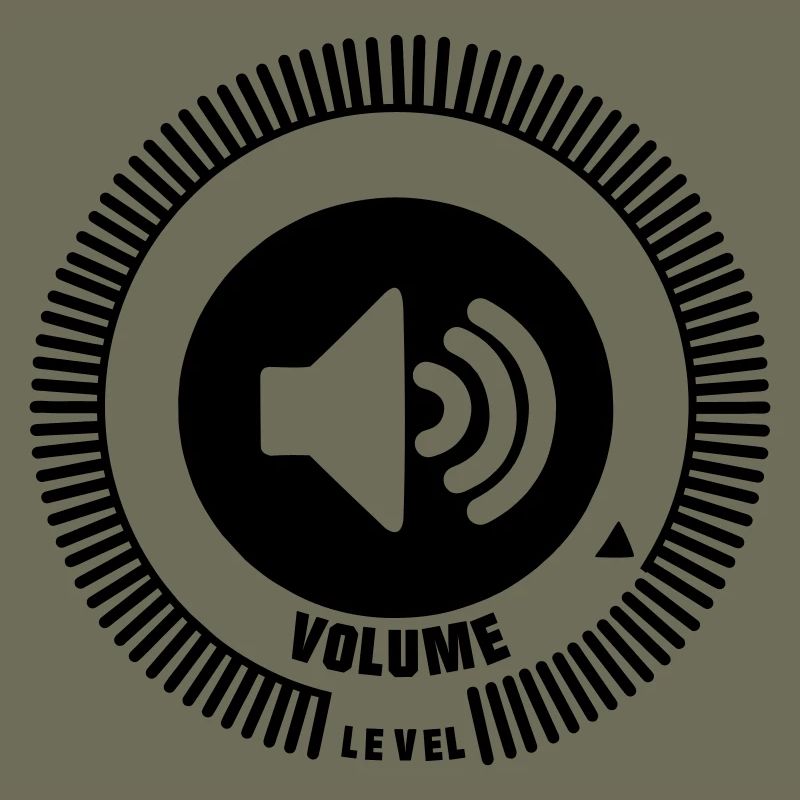 Volume level knob