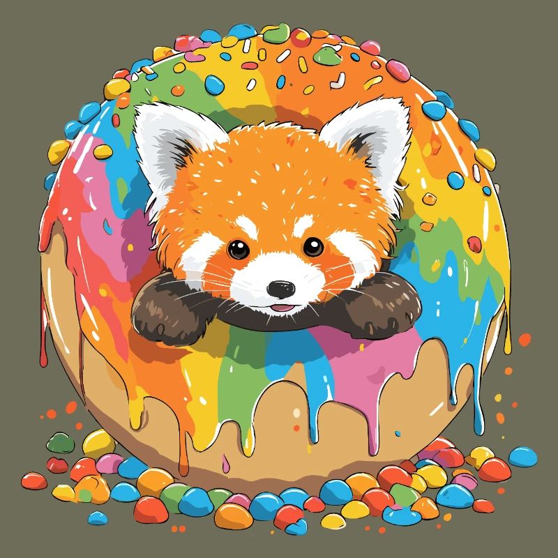 Regenbogen Donutfuchs