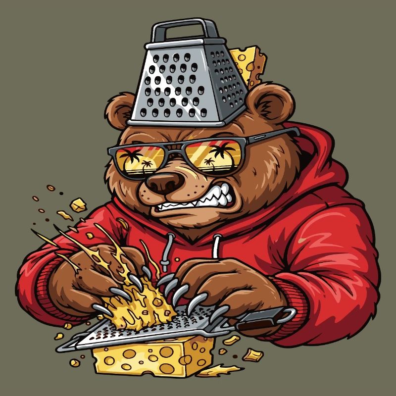 Écraseur de fromage à râpe à ours