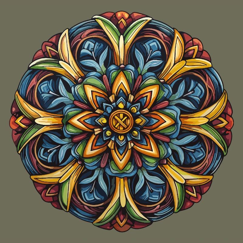 Flower Mandala Kaleidoscope