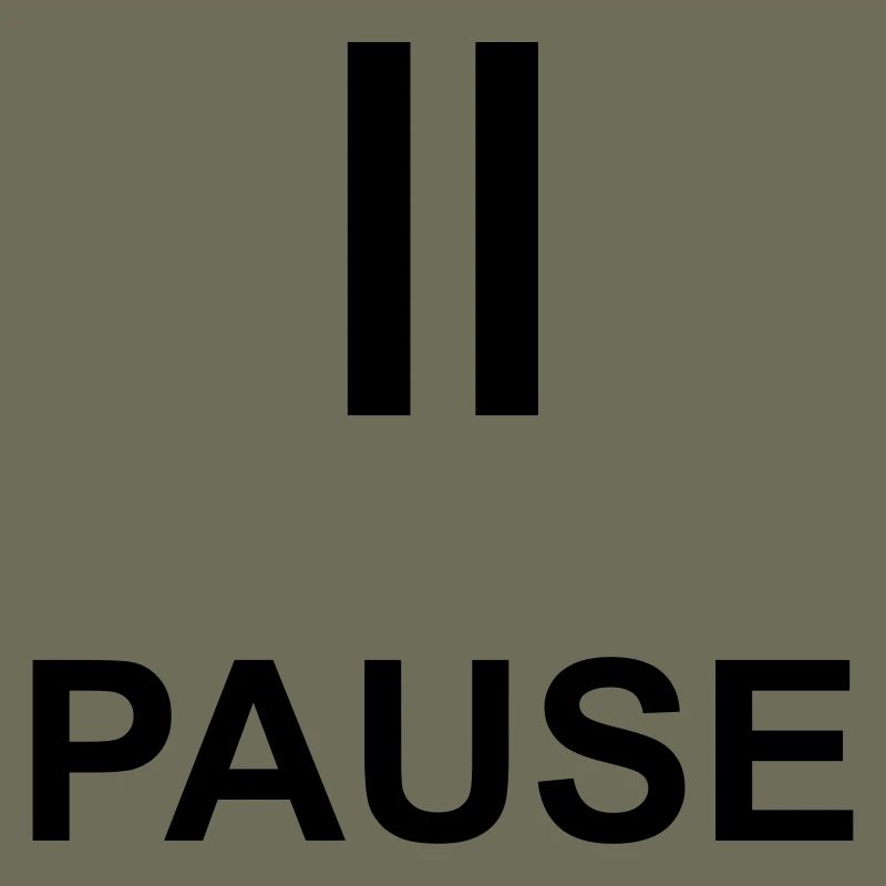 Pause Auszeit Geschenk Statement