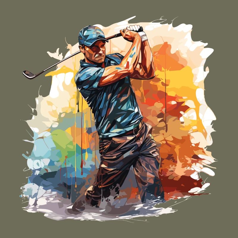 Golf Player - Illustration