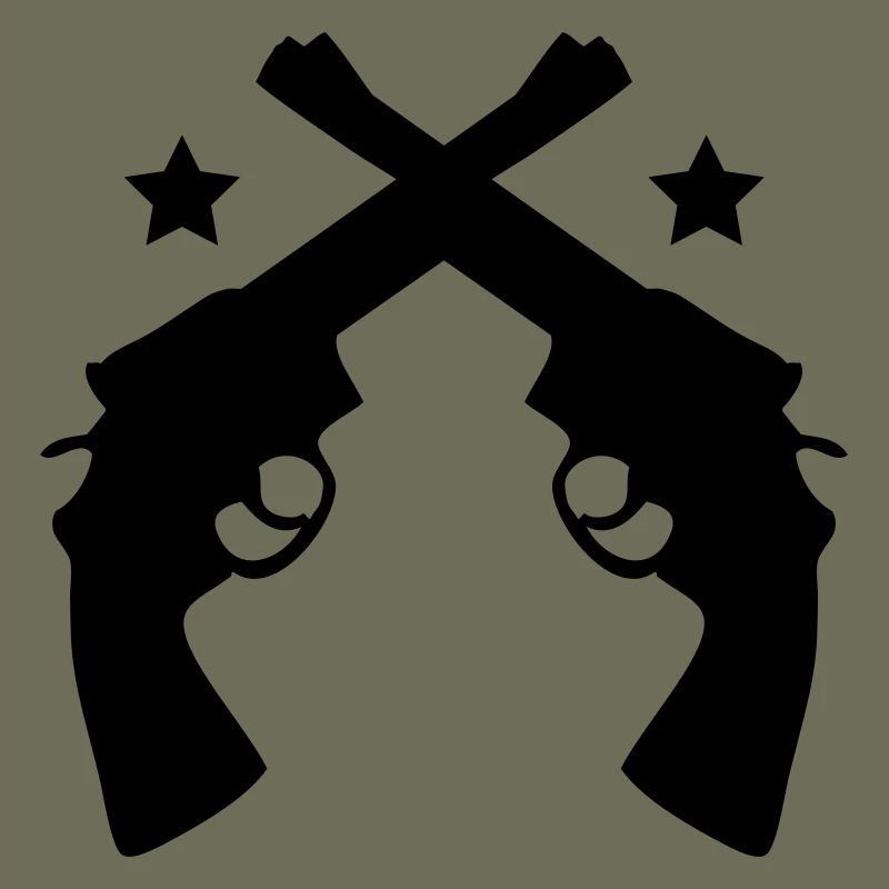 Crossed Pistols