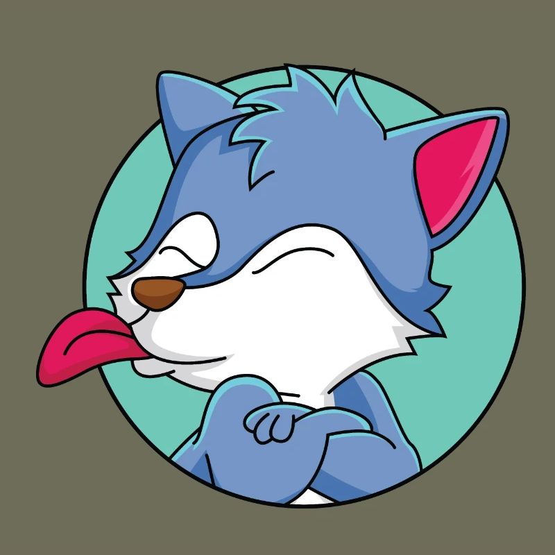 Cheeky little wolf