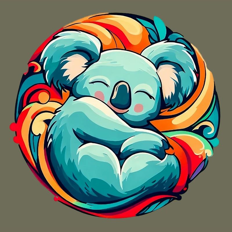 Koala sleeps