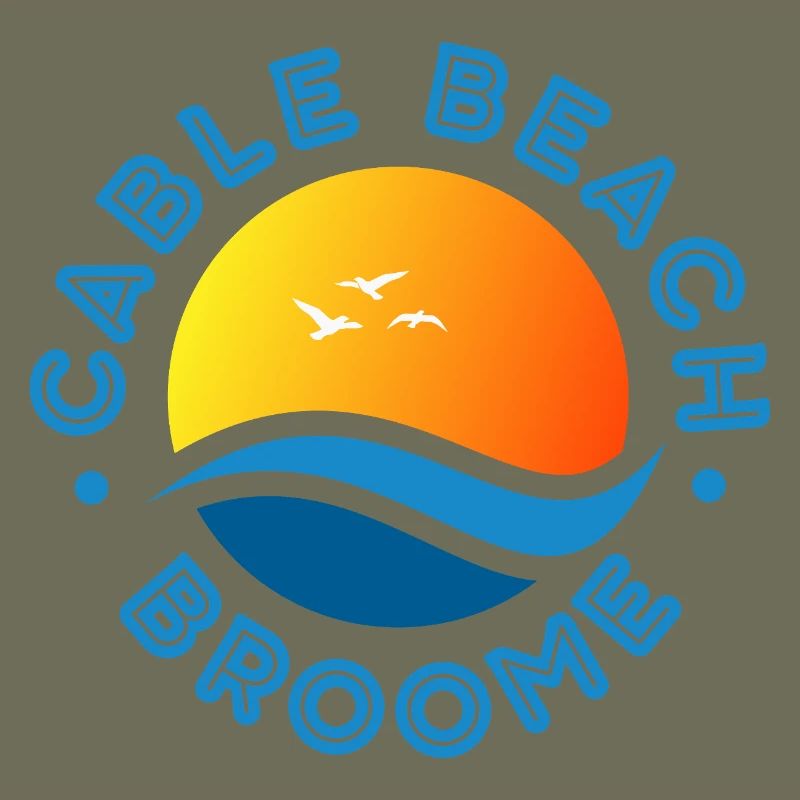 Plage de Cable Broome Coucher de soleil