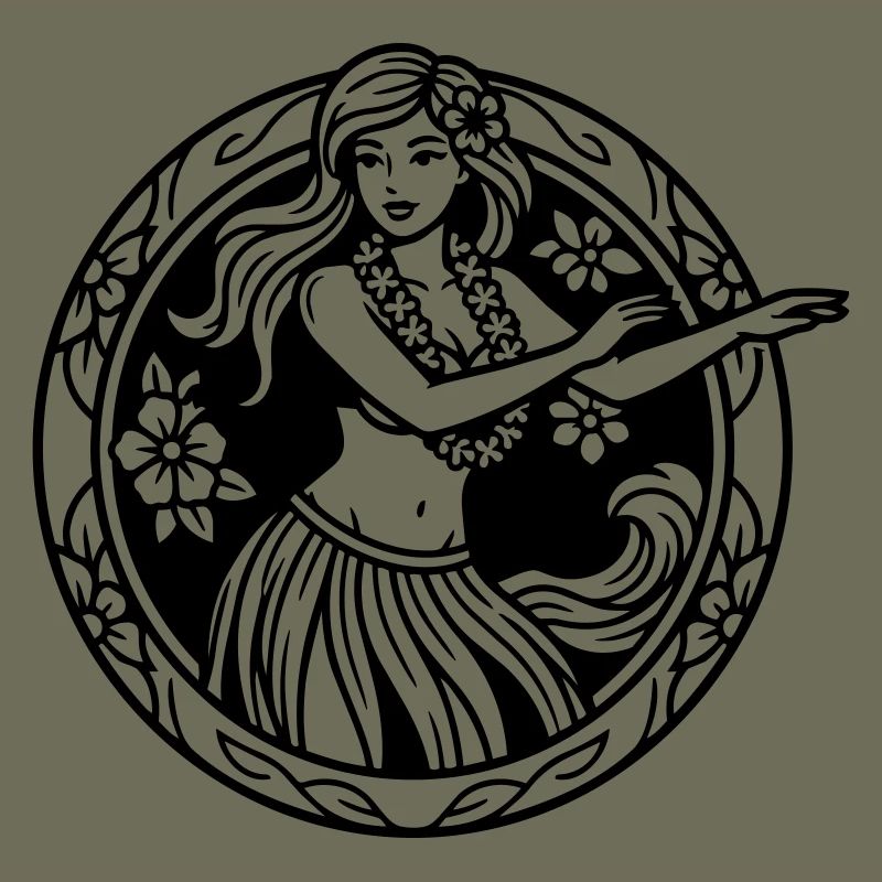Hula-Mädchen