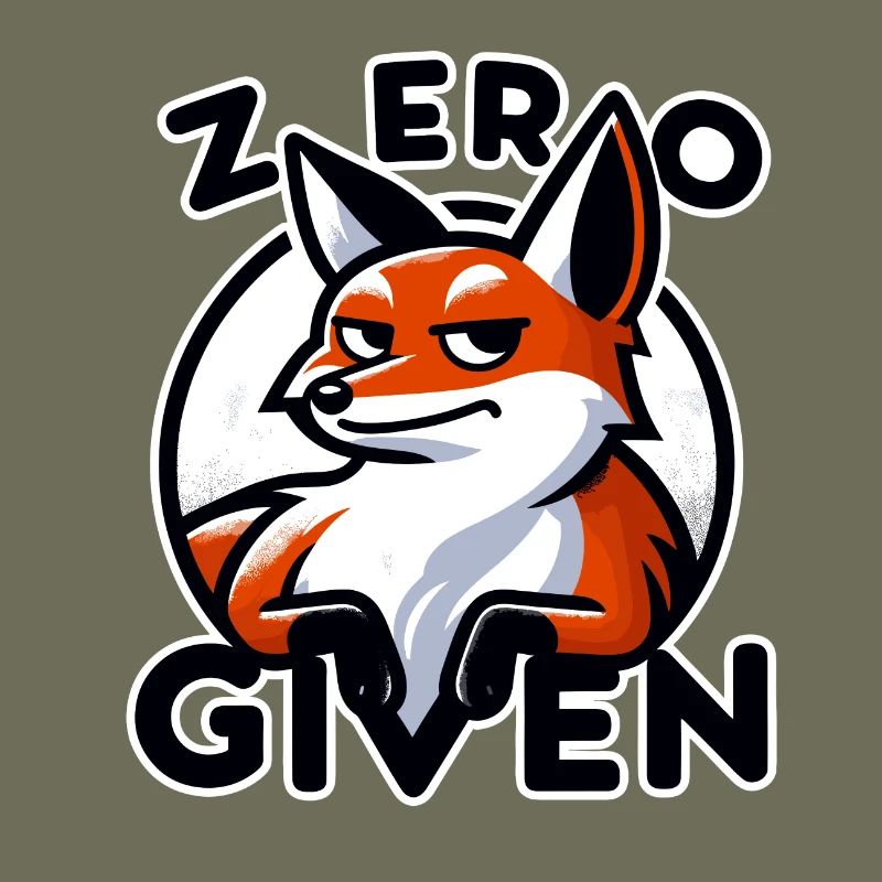 Zéro donné - Illustration de renard