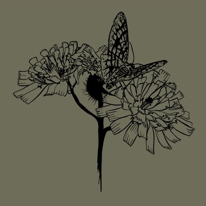 Papillon sur fleurs