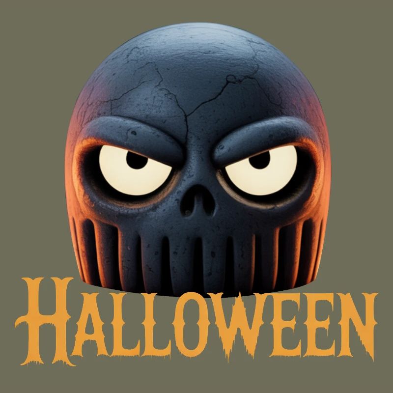 Feuer Schädel Halloween | Hexe süsses oder saures