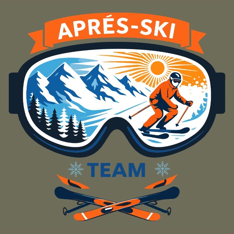 Après Ski Team Comic Design