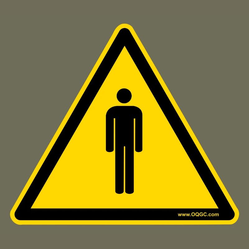 Warnschild Menschen
