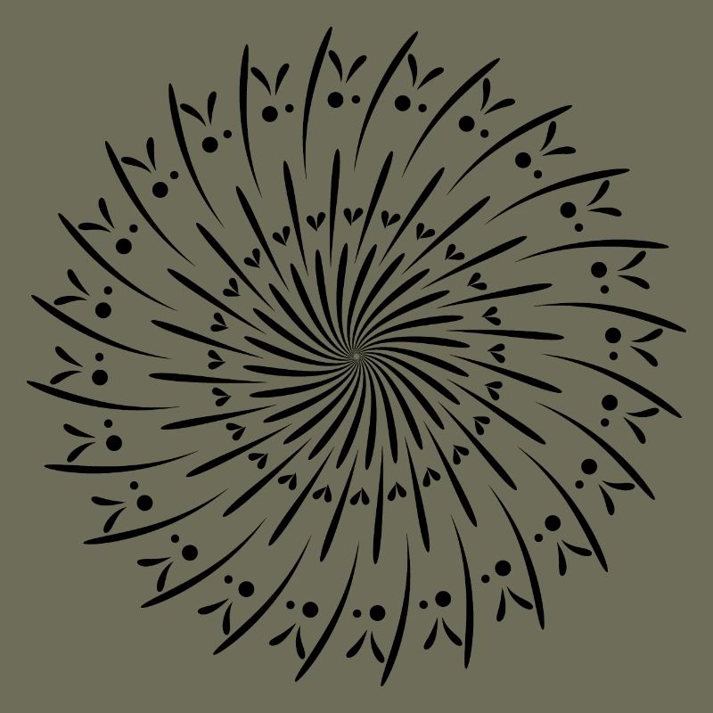 Rotating Circle Pattern Circle Gift Idea