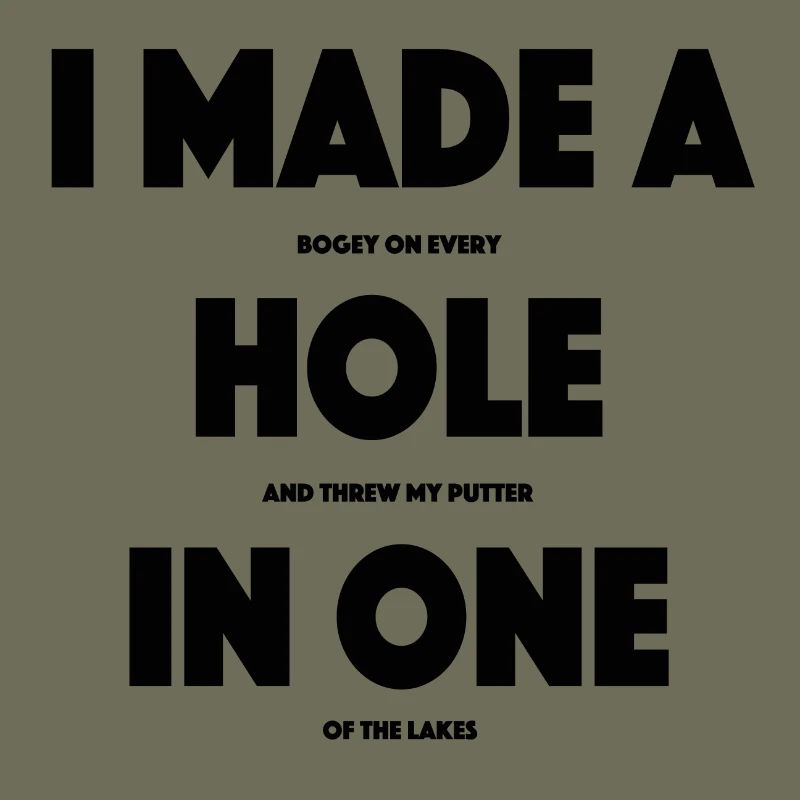 Disc golf, disc golf, golf, trou en un, drôle