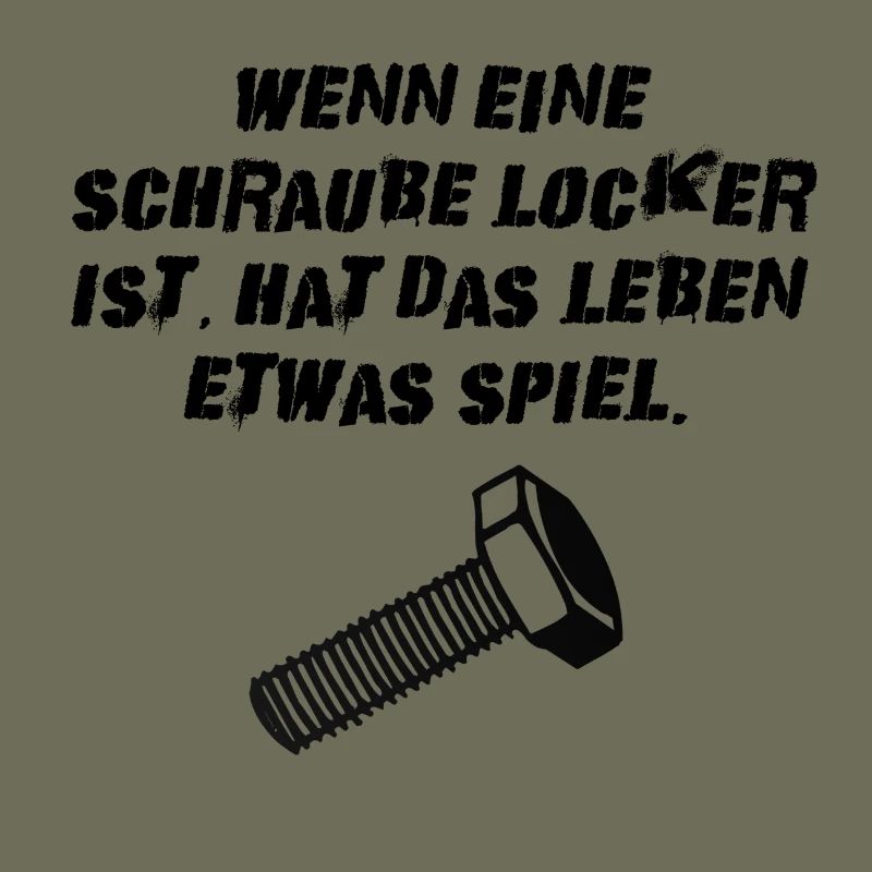 Schraube locker Lustig Geschenk Idee