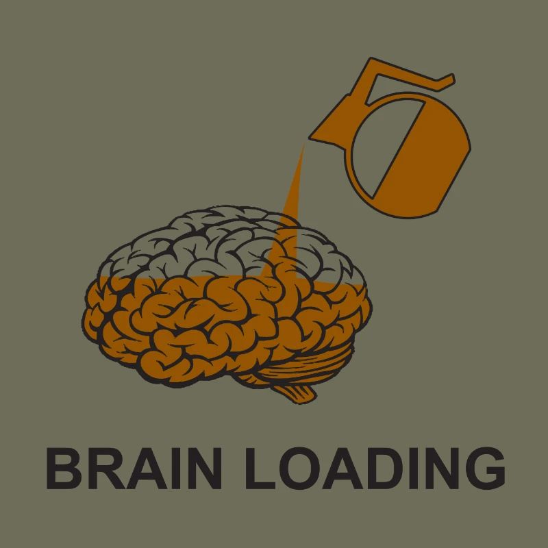 Brain loading by coffee