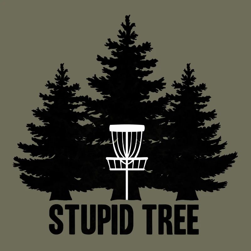 Disc Golf Shirt, discgolf, frisbee, stupid tree