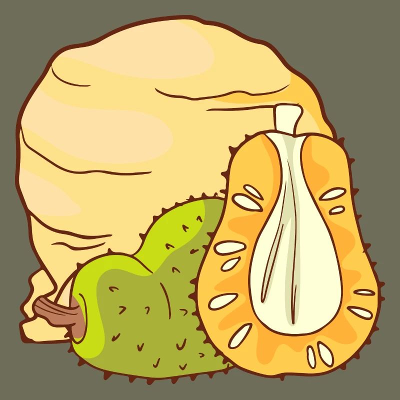 Jackfrucht Eis Speiseeis Eiskrem Eiscreme Kugeleis