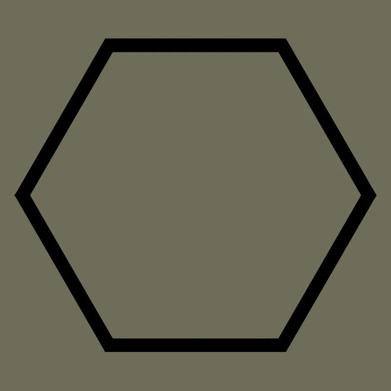 Hexagon Hexagone Sechseck Form - Custom it !