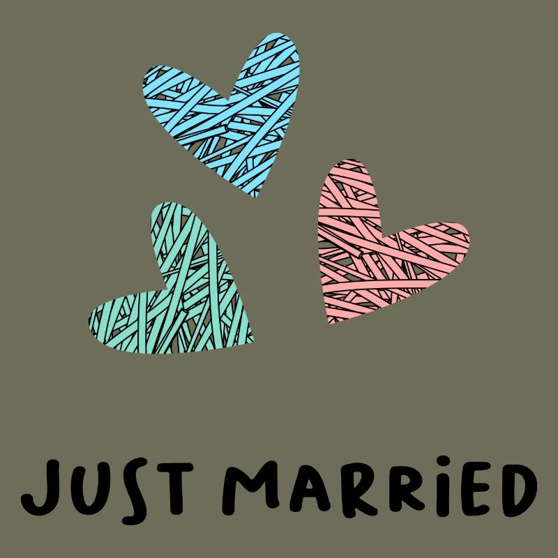 JUST MARRIED. VIVE LES MARIES. SAINT VALENTIN