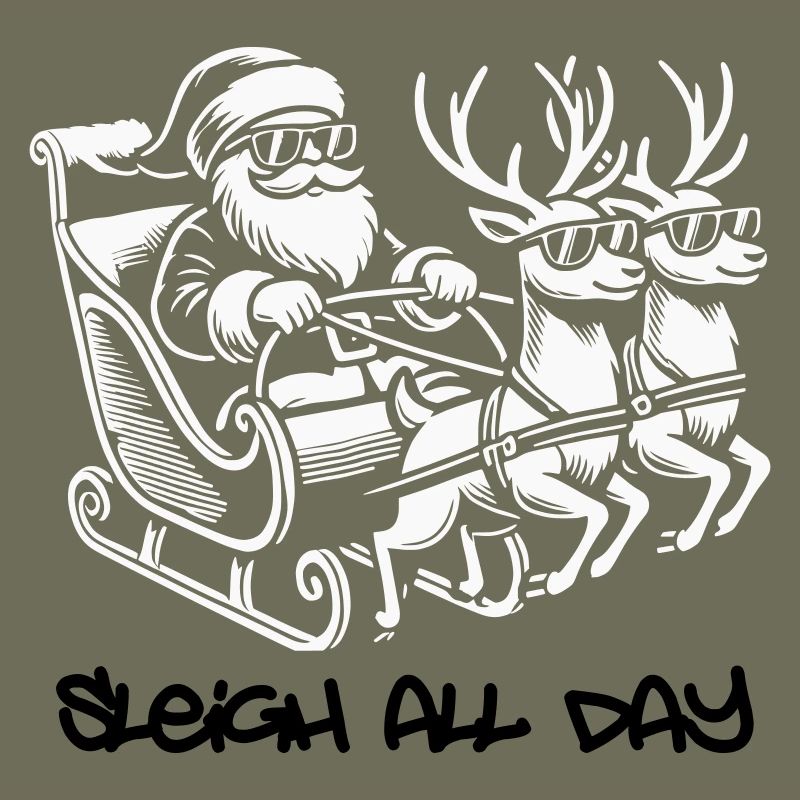Cooler Santa – Sleigh All Day