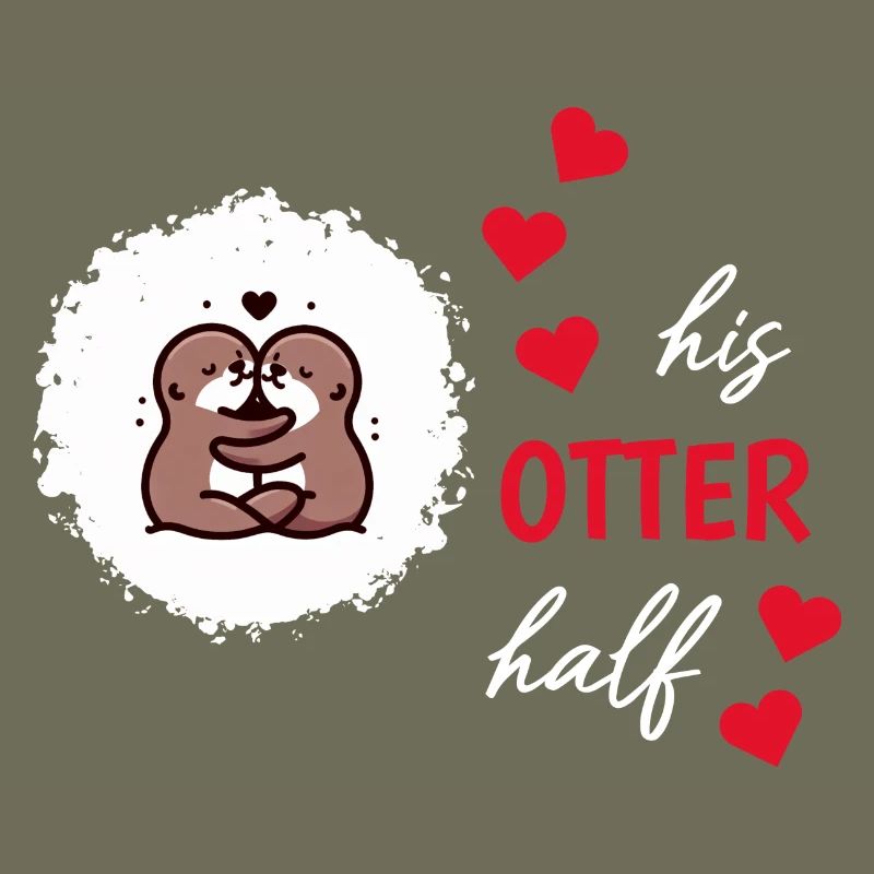 Otter half liebe geschenk