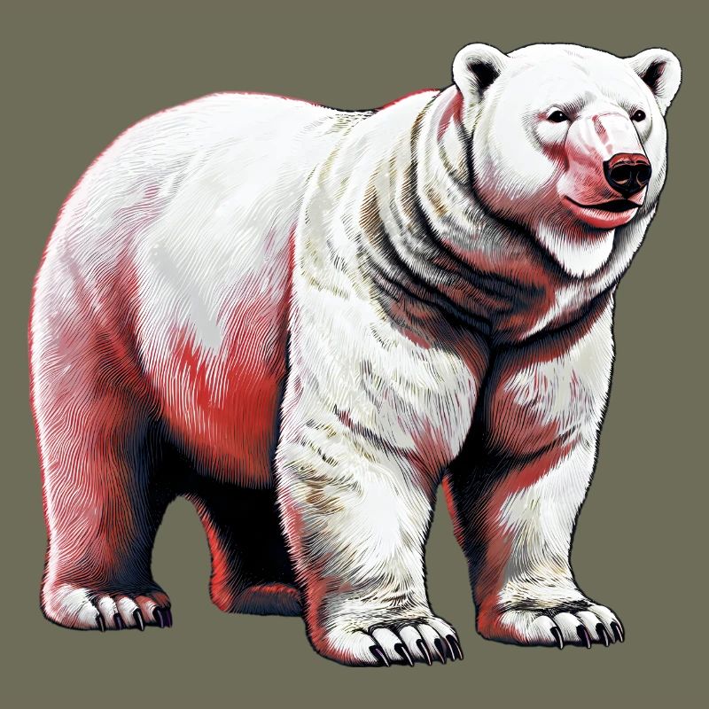 White polar bear