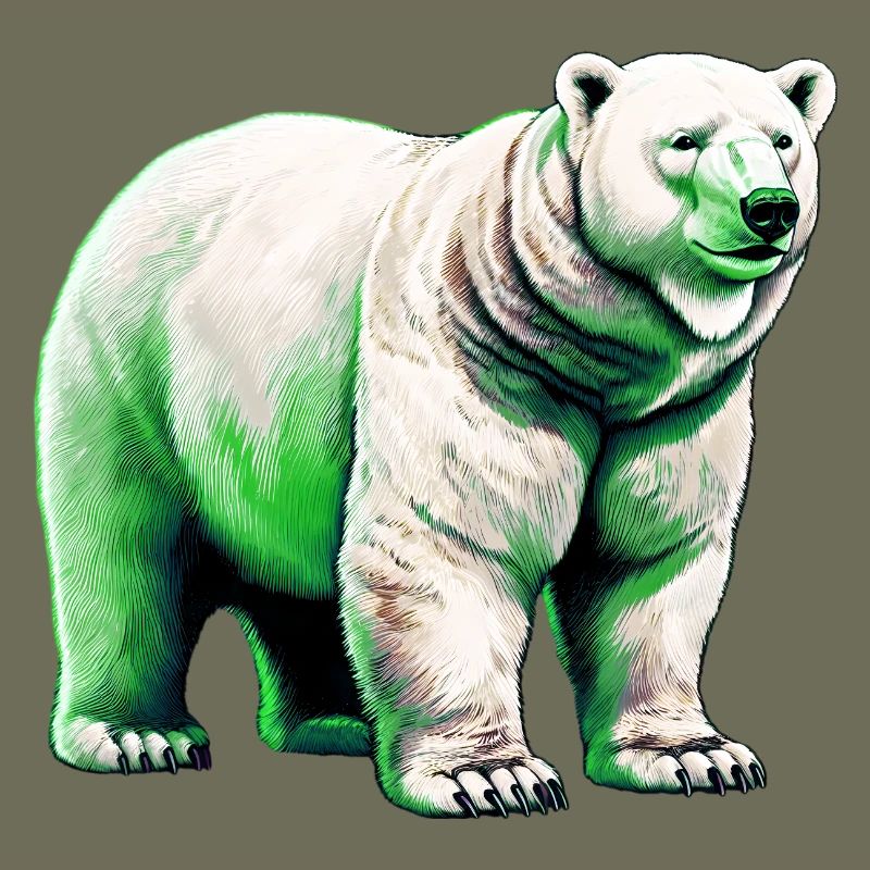 White polar bear
