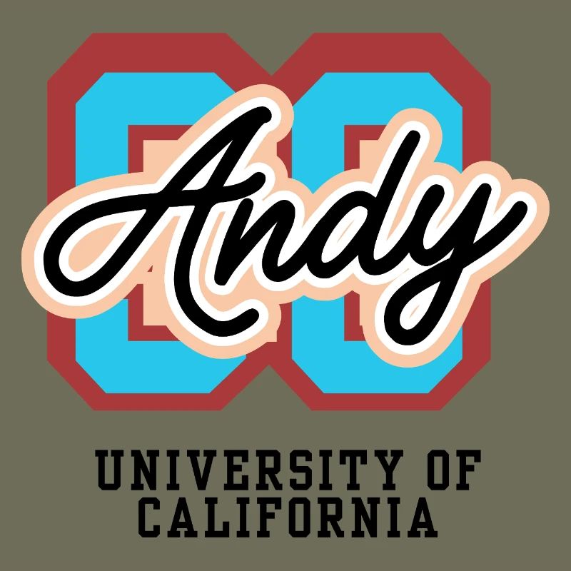 Andy Retro Varsity Emblem