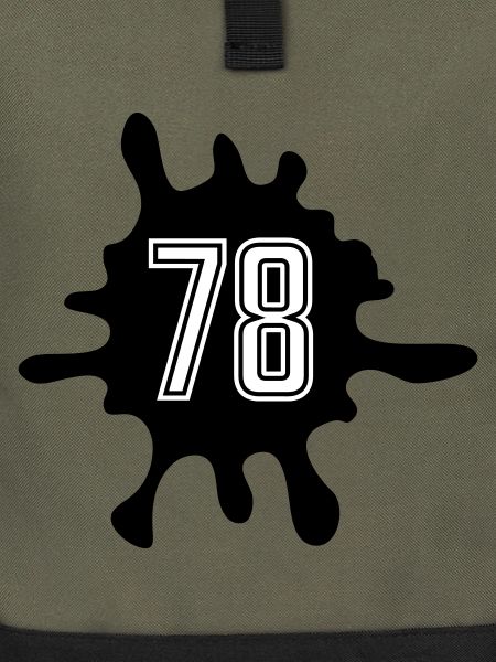 Klecks 78 Zahl