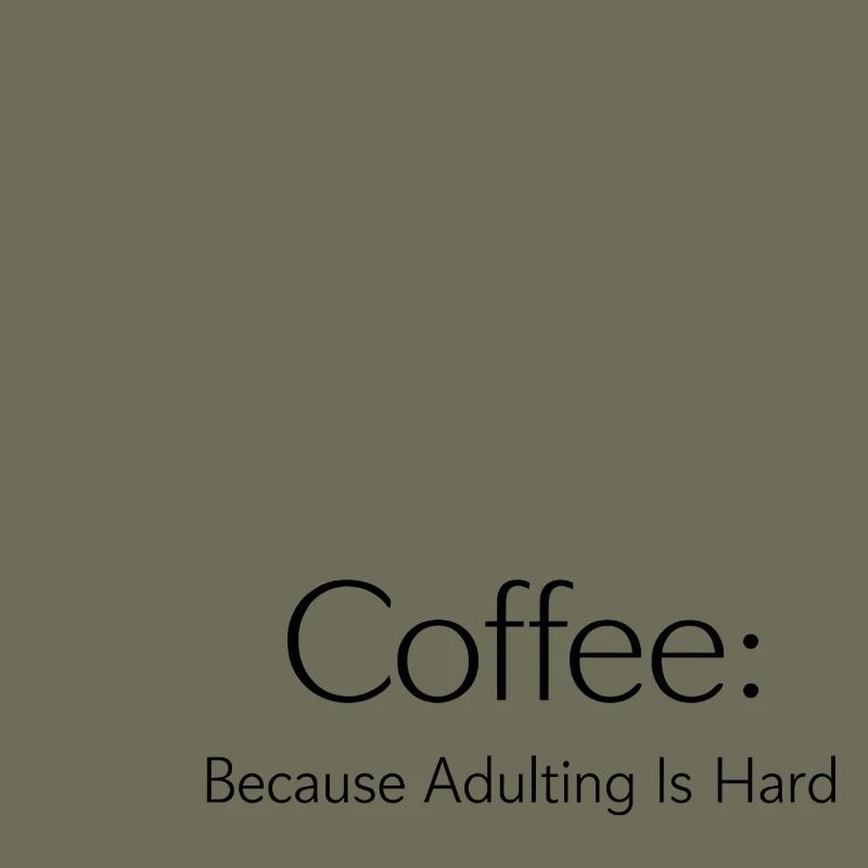 Coffee because Murder is wrong