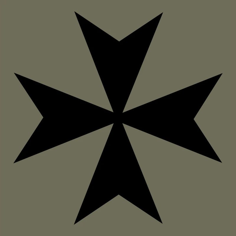Croix de style maltais