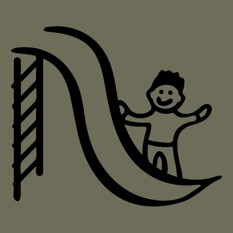 Slide with child