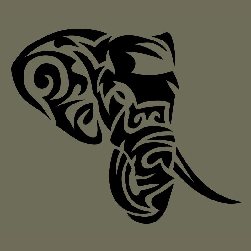 tribal elephant elefant 402