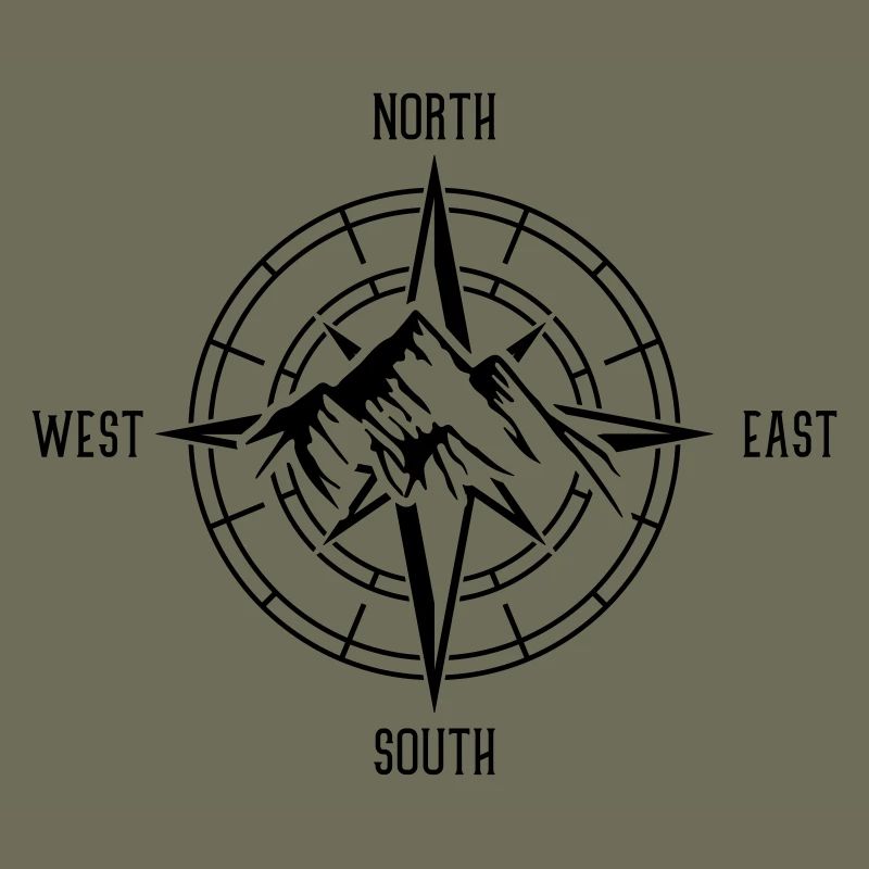 kompass berge design