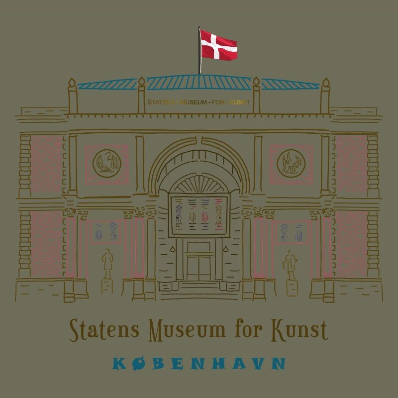 Copenhague, Musée d’art SMK, Dessin Danemark